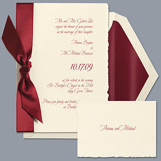 Love Knot Wedding Invitation