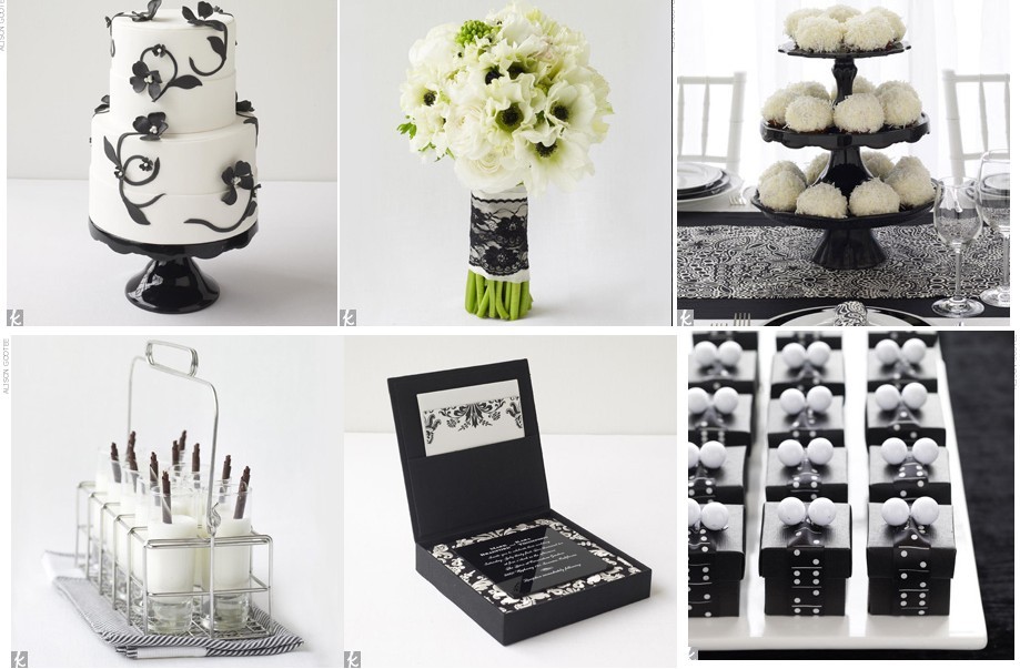 Black & White: Hot Color Combo