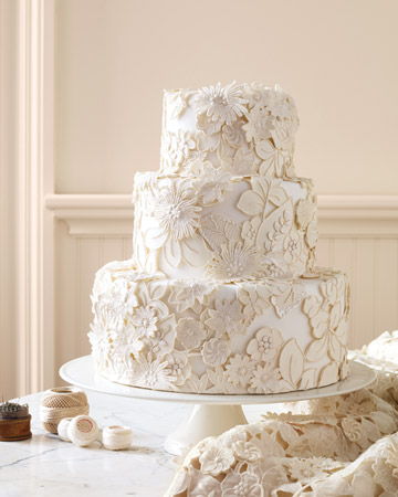 Winter White Wedding Cakes