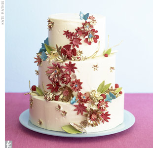 Flower-Decked Wedding Cakes for Spring