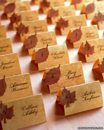 DIY Projects for Fall Weddings