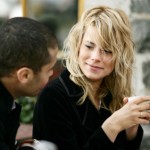 couple talking