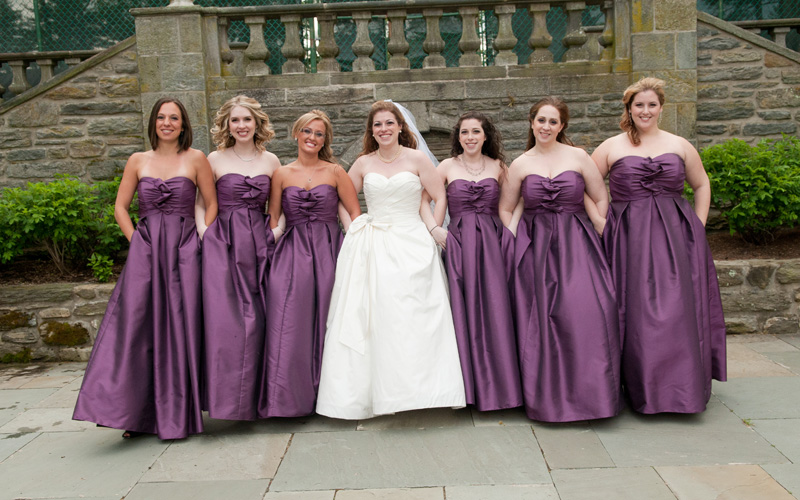 Purple Bridal Party