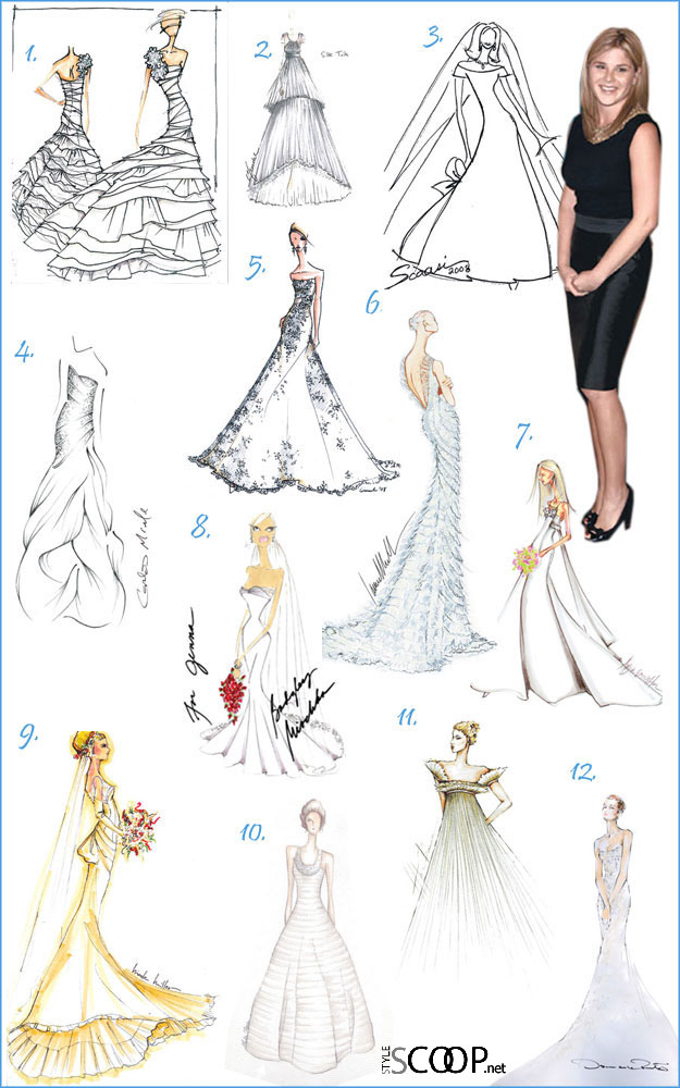 Which wedding gown would you pick for Jenna Bush?